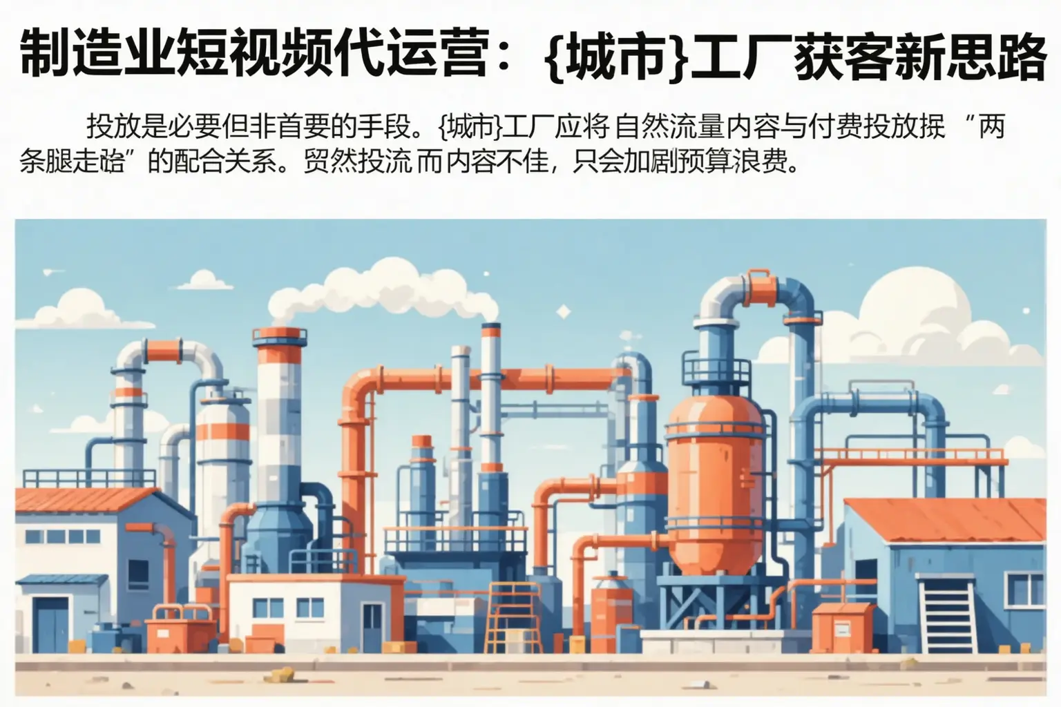 制造业短视频代运营:雨湖工厂获客新思路